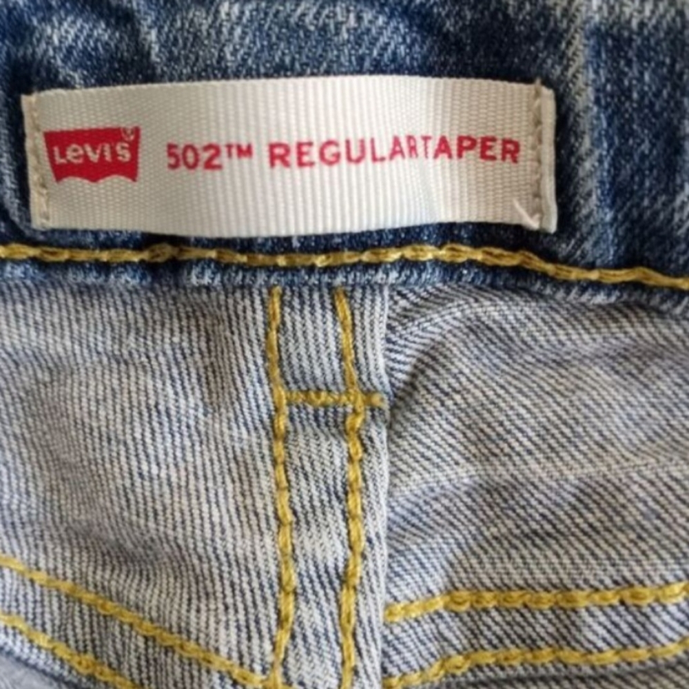 Levi's Light Blue Boys Straight Jeans Sz.7 EUC. - Picture 4 of 6